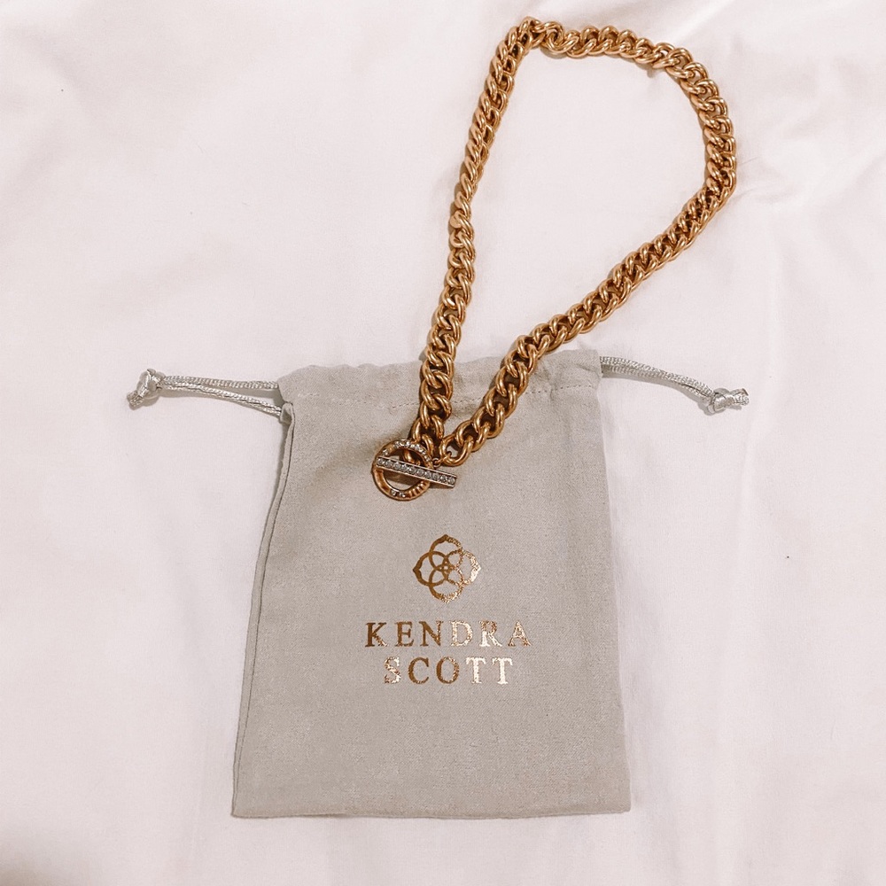 Kendra Scott Vintage Gold Whitley Chain Necklace